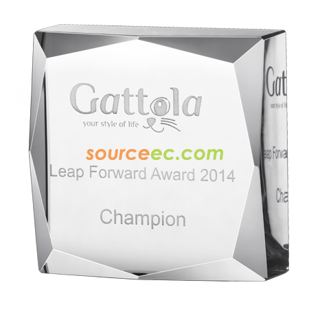 Multilateral Crystal Trophy