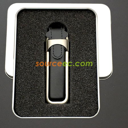 Customization PU Leather USB Flash Drive 8GB Corporate Gifts