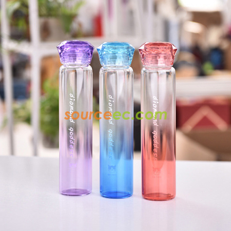 Customization 420ML Diamond Goddess Glass Corporate Gifts
