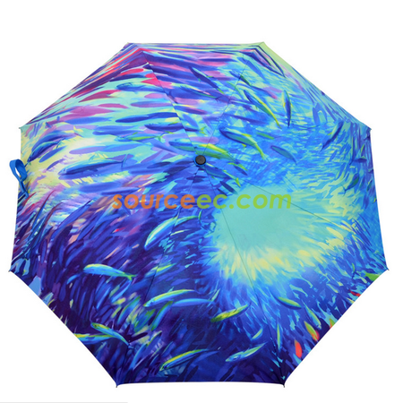 Customization Color 21-inch Three-folding Umbrella Corporate Gifts