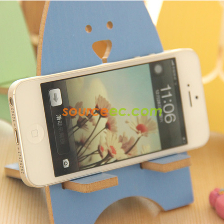 Customization Wooden Rabbit Mobile Phone Holder Corporate Gifts