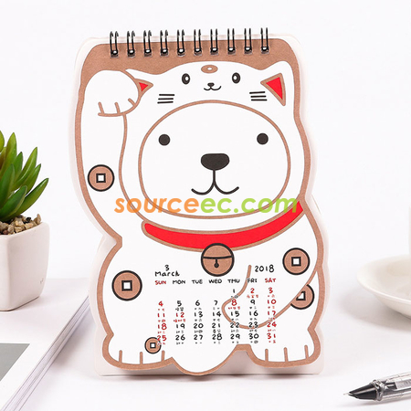 Customization Lucky Dog Desk Calendar Corporate Gifts