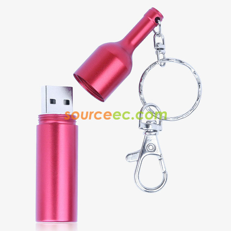 Customization Wine Bottle USB Corporate Gifts
