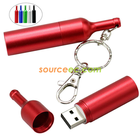 Customization Wine Bottle USB Corporate Gifts