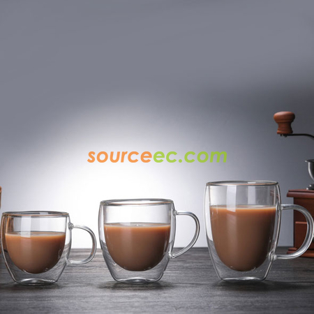 Customization Glass Coffee Cup Corporate Gifts