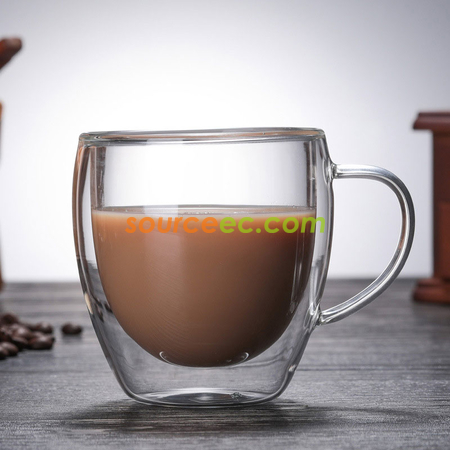 Customization Glass Coffee Cup Corporate Gifts