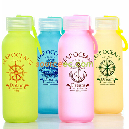 300ML Portable Glass Bottles