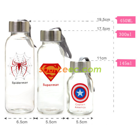 Customization Portable Glass Bottles Corporate Gifts
