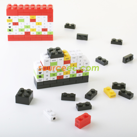 Customization Building Blocks Calendar Corporate Gifts