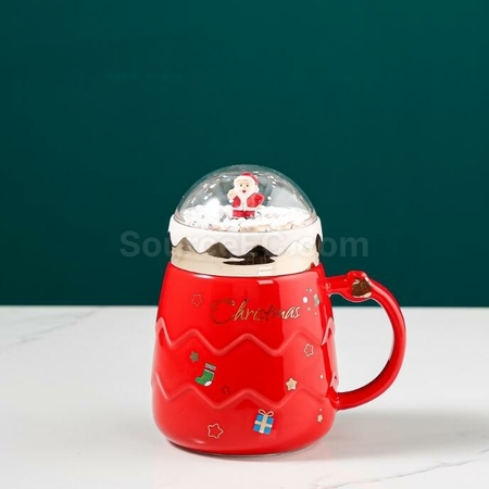 3D Three-Dimensional Santa Cute Ceramic Mug