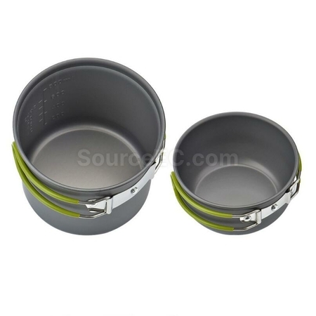 Customization Outdoor Portable Camping Tableware Set Pot Corporate Gifts