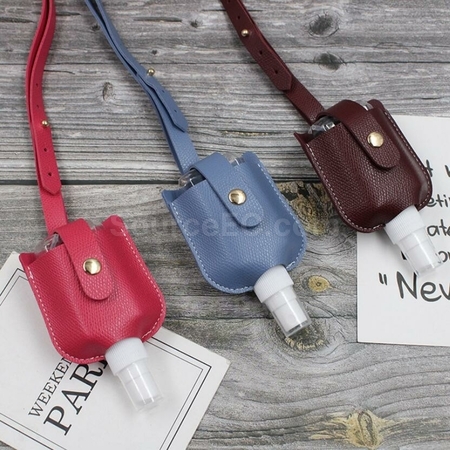 Customization Hanging Neck Disinfectant Spray Leather Case Corporate Gifts