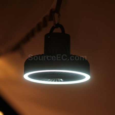 Customization USB Charging Camping Portable Small Ceiling Fan Light Corporate Gifts
