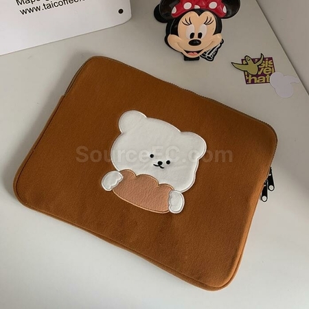 Customization Embroidered Bear Tablet Bag Corporate Gifts