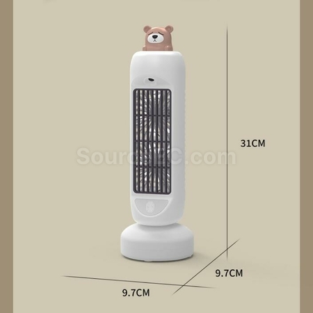 Customization USB Shaking Head Spray Charging Tower Air Conditioner Fan Corporate Gifts