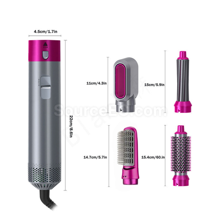 Customization 5in 1  Hair Straightening And Curling Iron Corporate Gifts