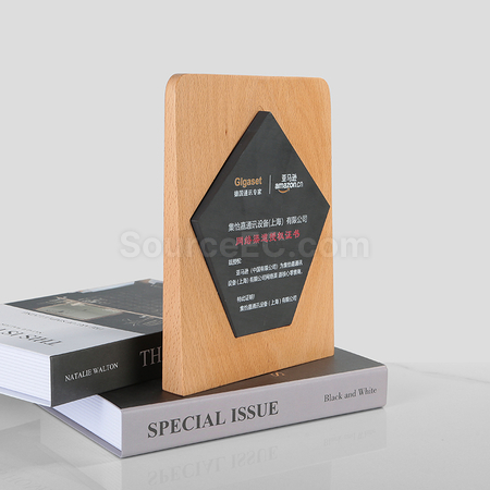 Customization Wooden Inkstone Trophy Corporate Gifts