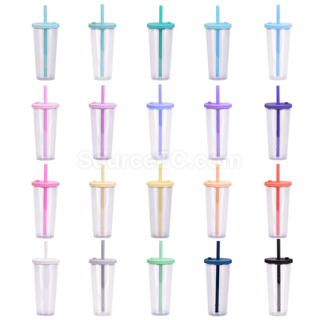 Customization Double-layer Straw Cup Corporate Gifts