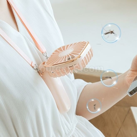Customization USB Portable Rechargeable Handheld Hanging Neck Desktop Fan Corporate Gifts