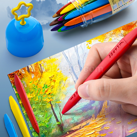 Customization 12/24/36 Colors Washable Crayon Corporate Gifts
