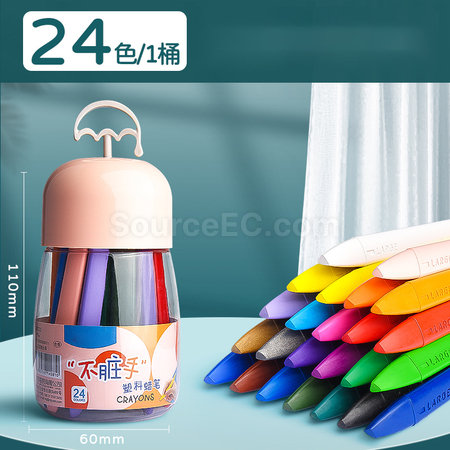 Customization 12/24/36 Colors Washable Crayon Corporate Gifts