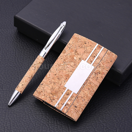 Customization Card Holder + Pen Gift Set Corporate Gifts