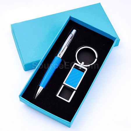 Customization Pen+Key Chain Gift Set Corporate Gifts