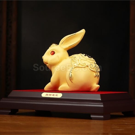 Customization Shajin Ruyi Rabbit Ornaments Corporate Gifts