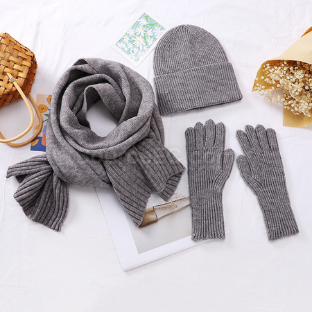 Customization Three-Piece Scarf Gloves Corporate Gifts