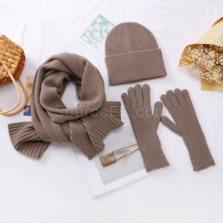 Customization Three-Piece Scarf Gloves Corporate Gifts
