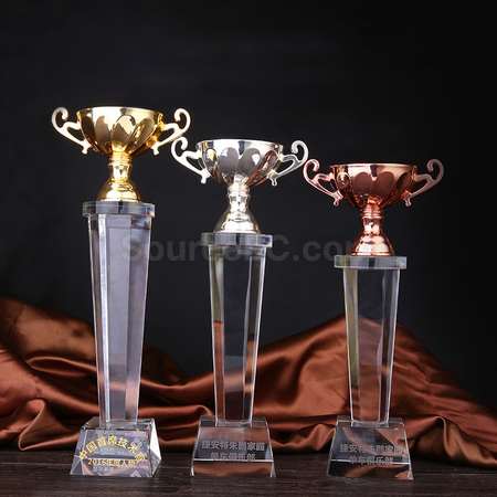 Customization Crystal Trophy Cup Corporate Gifts