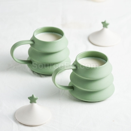 Customization Christmas Tree Ceramic Mug Corporate Gifts