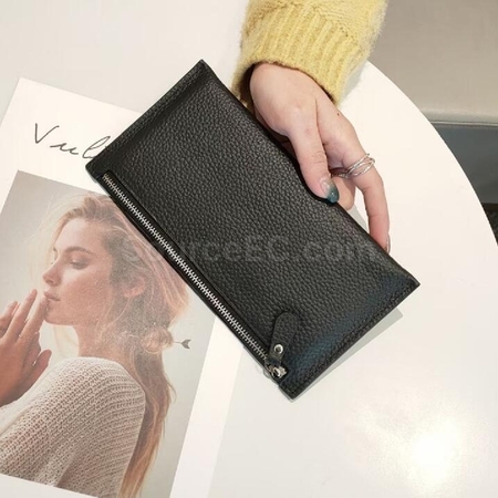 Customization Thin Leather Clutch Corporate Gifts