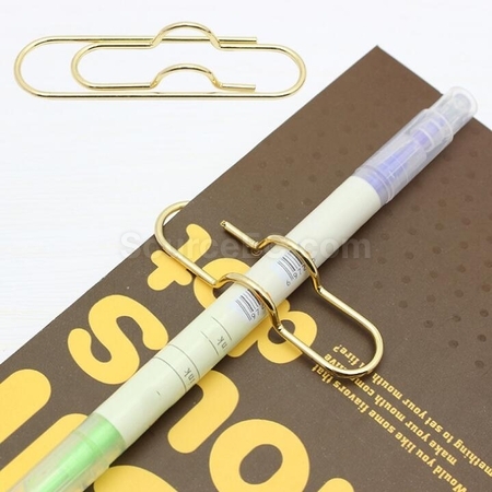 Customization Creative Notebook Paper Clip Fixed Pen Holder Corporate Gifts
