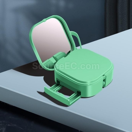 Customization Makeup Mirror Mobile Phone Holder Multifunctional 3-in-1 Charging Cable Corporate Gifts