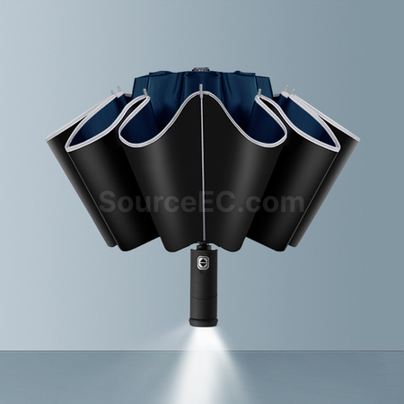 Customization LED Light Reverse Automatic Umbrella Corporate Gifts