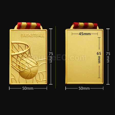 Customization Basketball Metal Medal Corporate Gifts