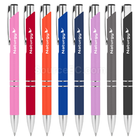 Customization Euroauz Rubberised Metal Pen Corporate Gifts