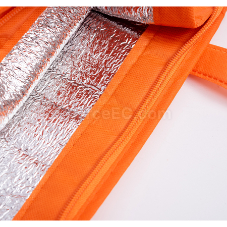 Customization Non Woven Cooler Bag with Top Zip Closure Corporate Gifts