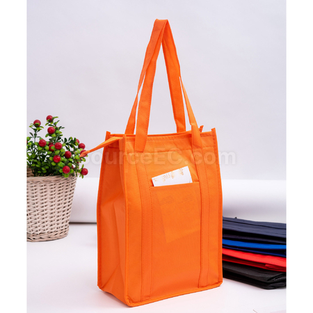 Customization Non Woven Cooler Bag with Top Zip Closure Corporate Gifts