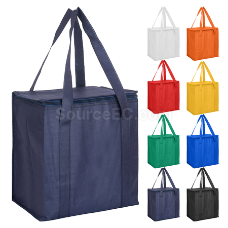 Customization Non Woven Cooler Bag with Zipped Lid Corporate Gifts