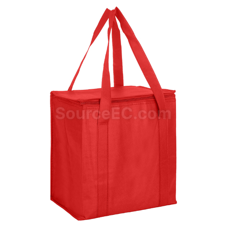 Customization Non Woven Cooler Bag with Zipped Lid Corporate Gifts