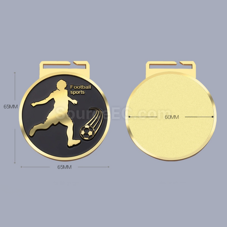 Customization Football Metal Medal Corporate Gifts
