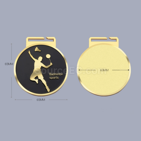Customization Badminton Metal Medal Corporate Gifts