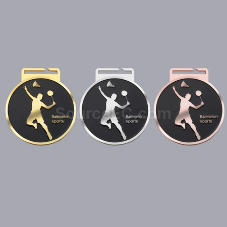 Customization Badminton Metal Medal Corporate Gifts