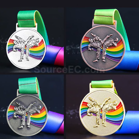 Customization Taekwondo Metal Medal Corporate Gifts