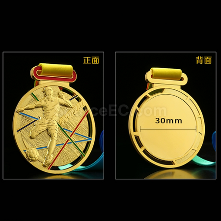 Customization Football Metal Medal Corporate Gifts