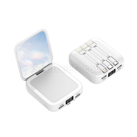 Customization Mini Makeup Mirror Power Bank Corporate Gifts