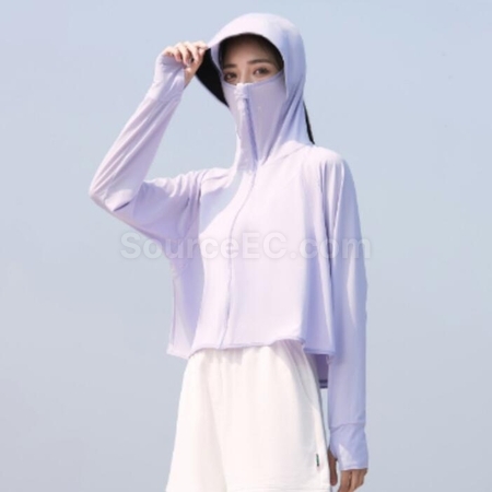 Customization UV Protection Hooded Ultra-Thin Sun Protection Clothing Corporate Gifts