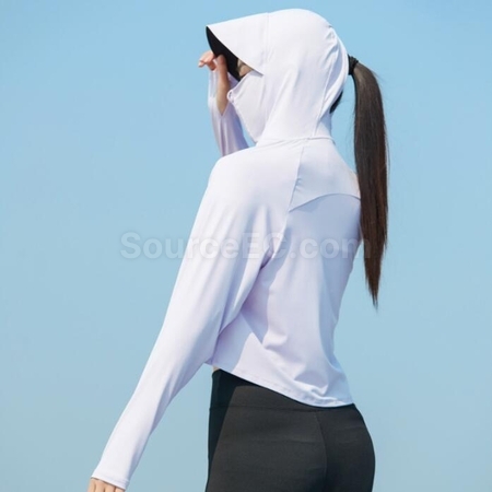 Customization UV Protection Hooded Ultra-Thin Sun Protection Clothing Corporate Gifts